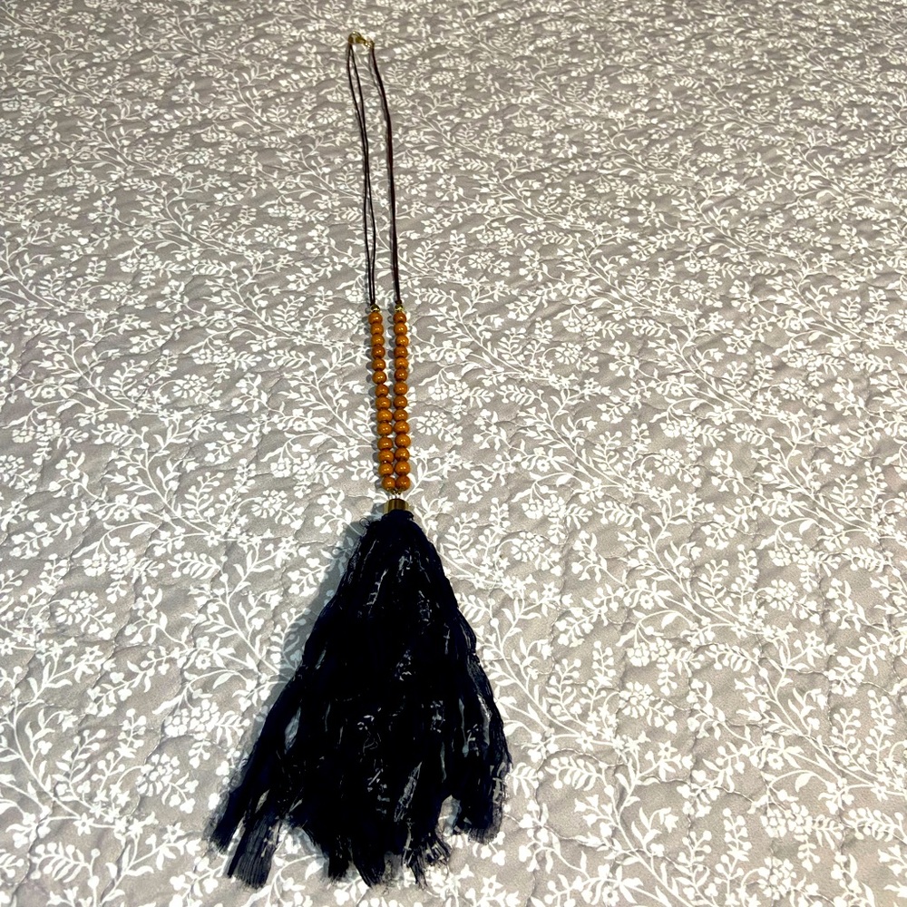 Matilda Jane Wooden Tassel Necklace